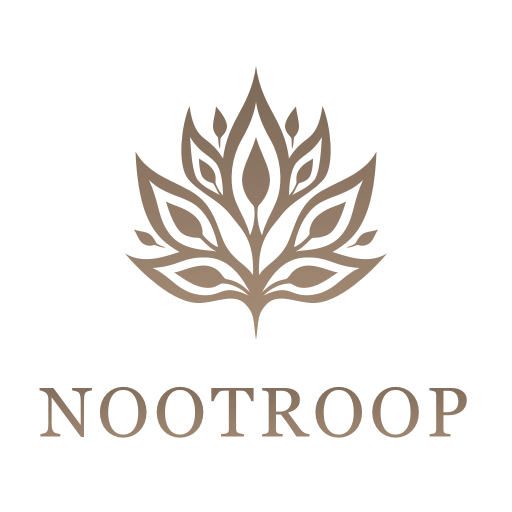 Nootroop logo. An abstract flowery shape